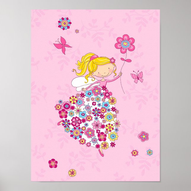 Póster Princesa de flores (Frente)