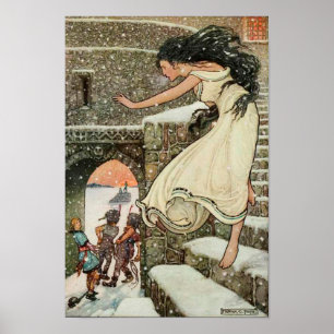 Póster Princesa de libros de historias rusa Frank Pape Ar