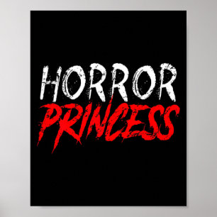 Póster Princesa de terror Halloween divertido películas d