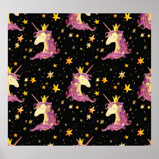 Póster Princesa de Unicornio: cuento de hadas acuáticas (Frente)