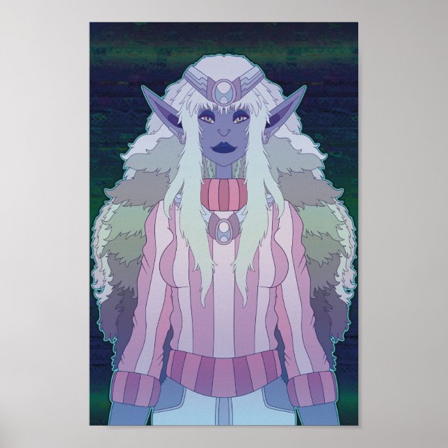 Póster Princesa Elfa (Frente)
