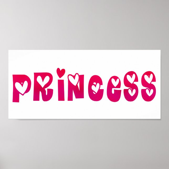Póster Princesa en los corazones (Frente)