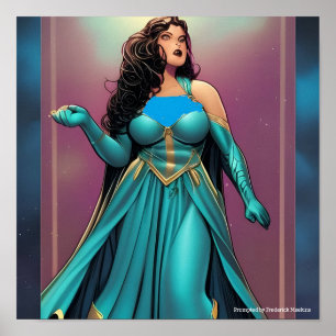 Póster Princesa espacial