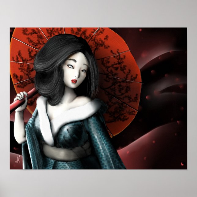 Póster Princesa japonesa - Taketori Monogatari (Frente)