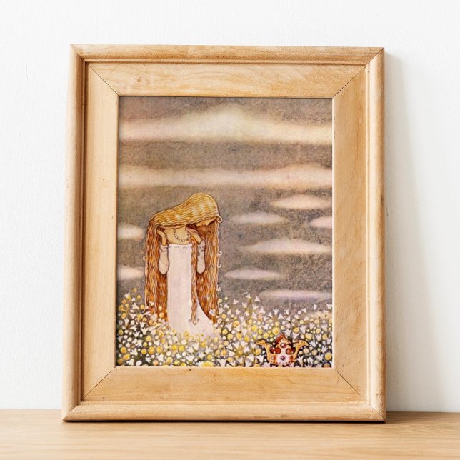 Póster Princesa John Bauer en la pradera de flores (Subido por el creador)