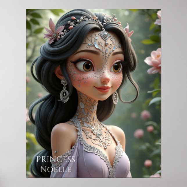 Póster Princesa Noelle: Gracia Encantada (Frente)