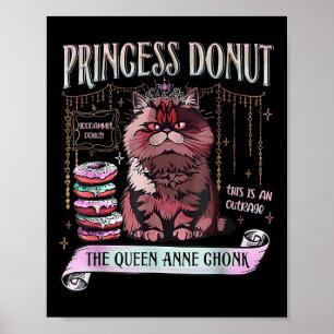 Póster Princesa Retro Donut Dungeon Crawler Carl Book Lov