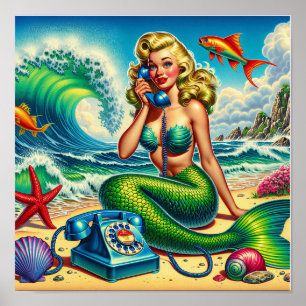 Póster Princesa Sirena