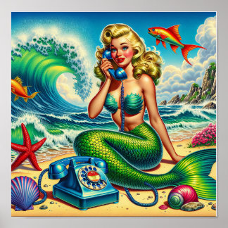 Póster Princesa Sirena