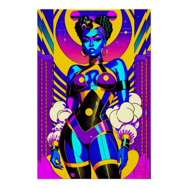 Póster Princesa sobre el Prowl - Ken Gage Art (Anverso)