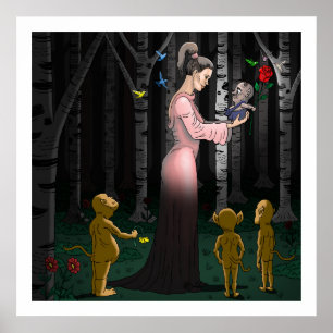 Póster Princesa y duendes