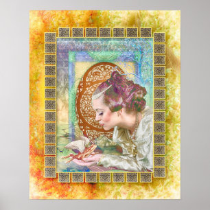Póster Princesa y el Príncipe Rana