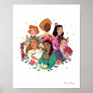 Póster Princesas del Cielo™ Amigas Santas Imprimir