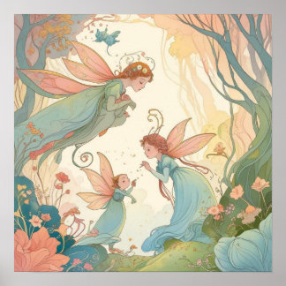 Póster Princesas Hadas