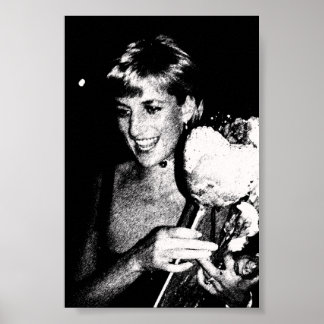 Póster princess Di digital.jpg Postcard