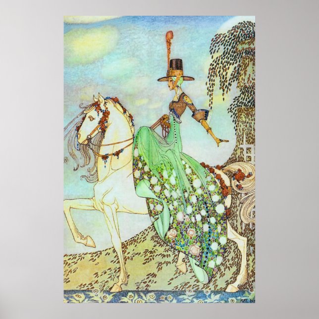 Póster Princess Minon Minette Kay Nielsen Fine Art (Frente)