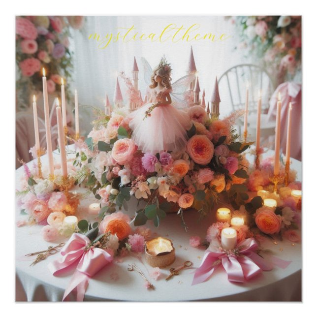 Póster princess party, mystical theme (Anverso)