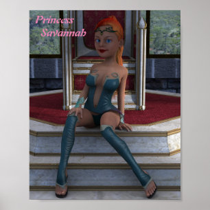Póster Princess Savannah
