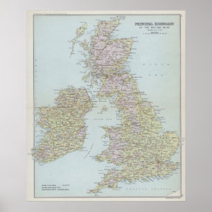 Póster Principal Highroads of the British Isles