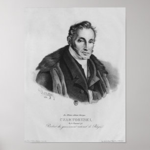 Póster Príncipe Adam George Czartoryski, 1831