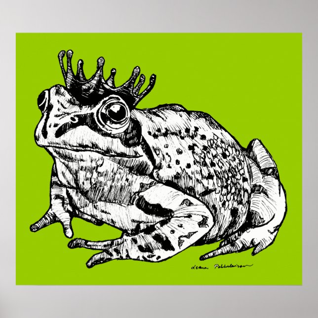 Póster Príncipe de la rana (Frente)