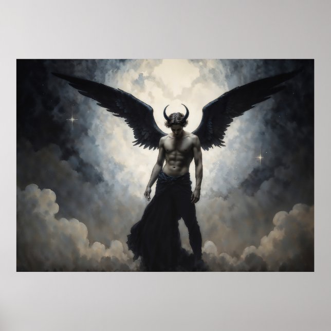 Póster Príncipe del Infierno Lucifer (Frente)