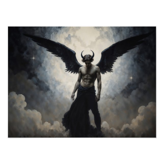 Póster Príncipe del Infierno Lucifer (Anverso)