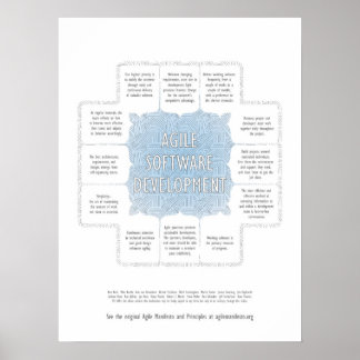 Póster Principios de desarrollo de software ágil