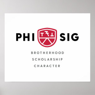 Póster Principios de Phi Sigma Kappa