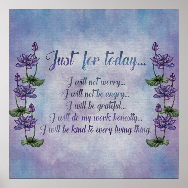 Póster Principios de Reiki -receptores de Reiki (Frente)