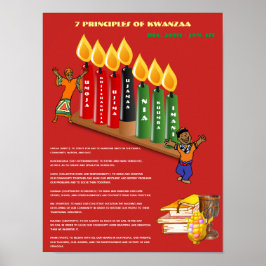 Póster Principios y símbolos de la KWANZAA Poster 7 educa