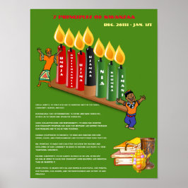 Póster Principios y símbolos de la KWANZAA Poster 7 educa