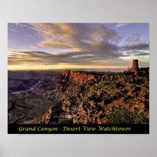Póster Print - Grand Canyon - Desert View Watchtower