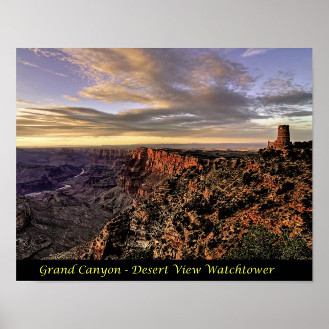 Póster Print - Grand Canyon - Desert View Watchtower (Frente)