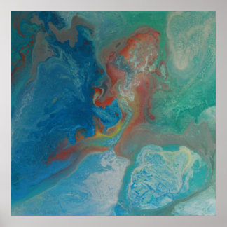 Póster Print of original artwork by Mary Rafter 'Coastal'