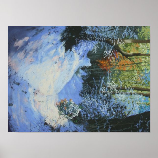 Póster Print Of Snowy Moorland Path (Frente)