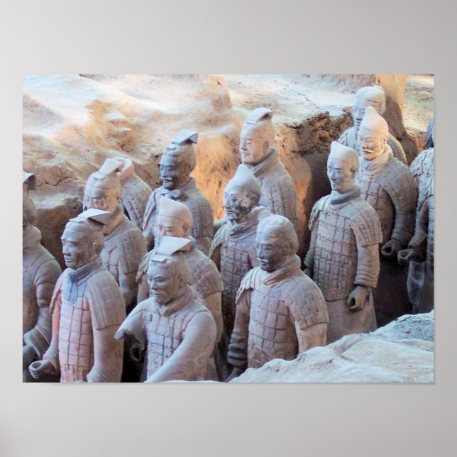 Póster PRINT - Terracotta Warriors Xián China (Frente)