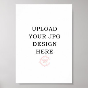 Póster Printed 5x7 Sign