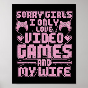 Póster Prioridades de un Jugador: Videojuegos y Esposa
