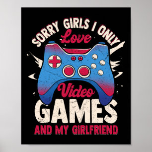 Póster Prioridades de un jugador: videojuegos y novia