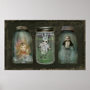 Póster Priscilla's Preserved Dolls Poster