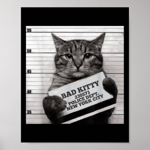 Póster Prisión De Gato Prisionero Prisionero Bad Kitty Mu