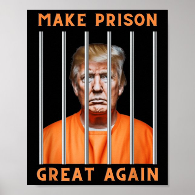 Póster Prisión De Trump 2024 (Frente)