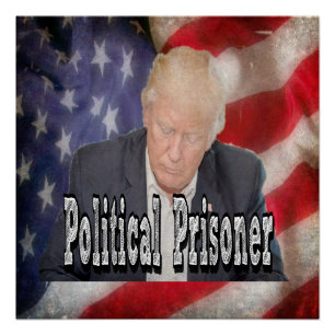 Póster Prisionero político de Trump