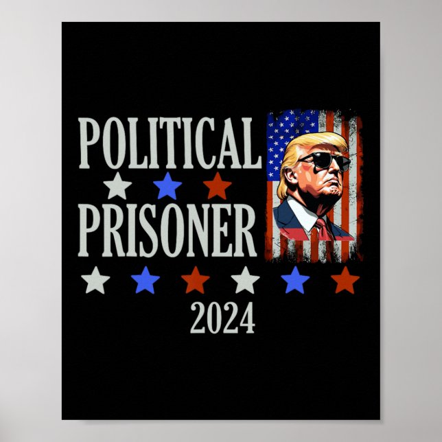 Póster Prisionero Trump 2024 (Frente)