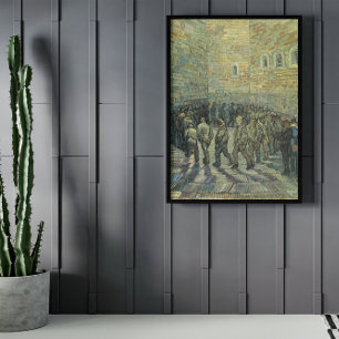Póster Prisioneros ejerciendo por Vincent van Gogh