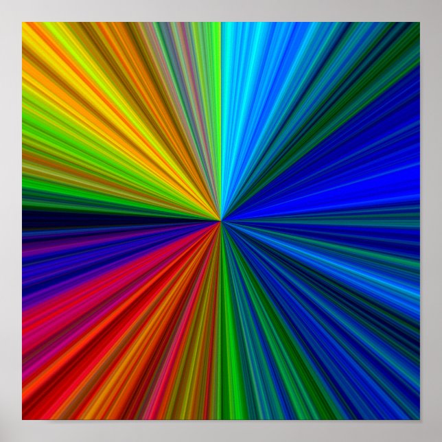 Póster Prisma de color (Frente)