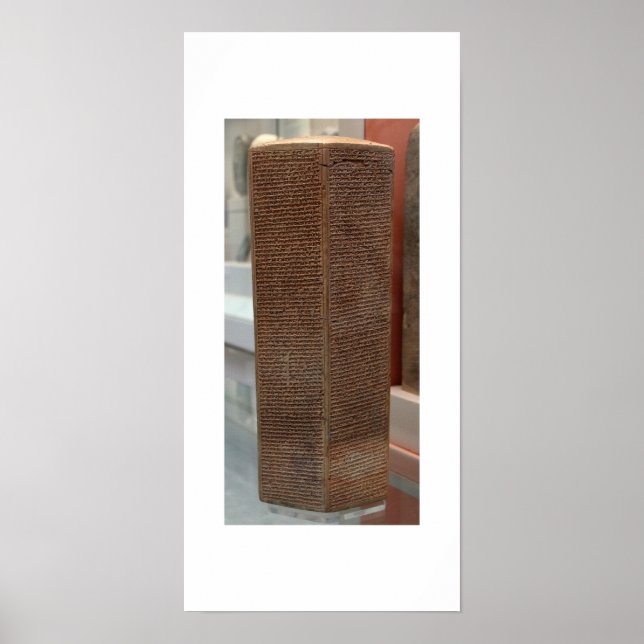 Póster Prisma de Sennacherib (Frente)
