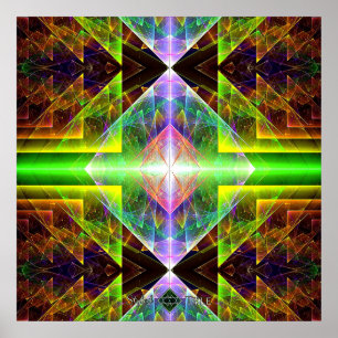 Póster Prisma Triangular