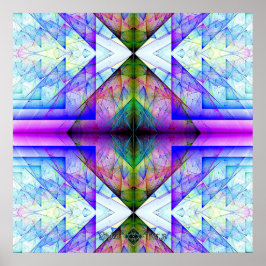 Póster Prisma triangular invertido